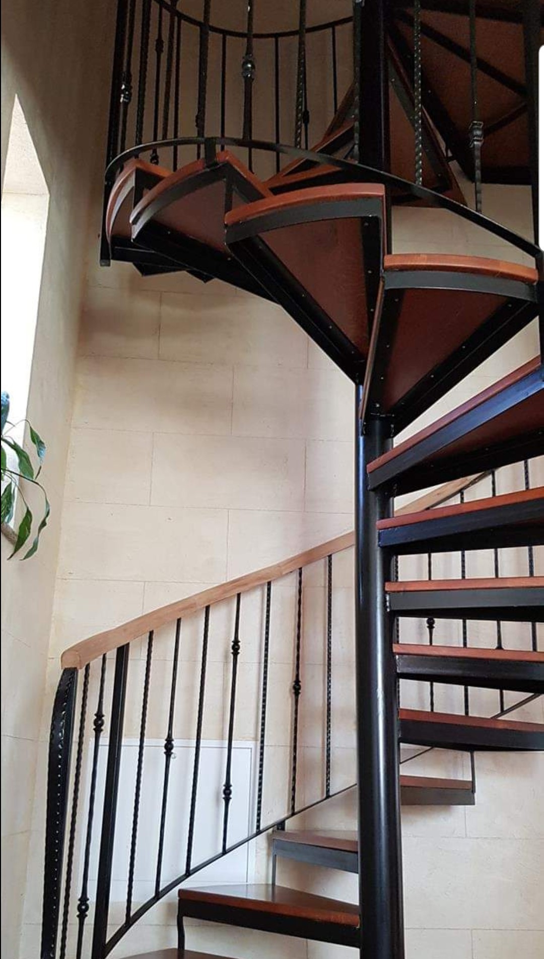 Balustrada interior motiv floral